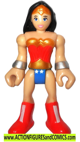 dc universe action league WONDER WOMAN Imaginext gold