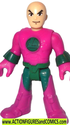 DC imaginext LEX LUTHOR superman fisher price pink
