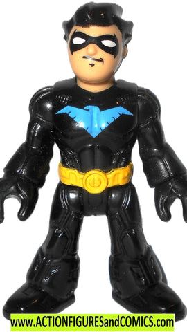 DC imaginext NIGHTWING Black blue batman robin