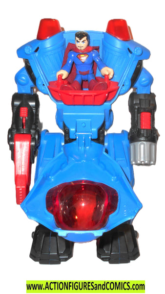 DC imaginext SUPERMAN ROBOT 10 inch justice league
