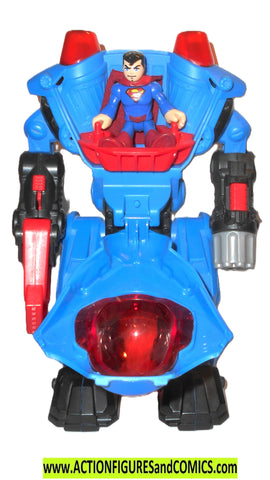 DC imaginext SUPERMAN ROBOT 10 inch justice league