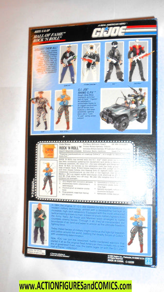 Gi joe ROCK N ROLL 12 inch hof 1992 1993 hall of fame mib