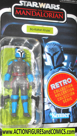 star wars action figures BO-KATAN 2023 Mandalorian retro moc