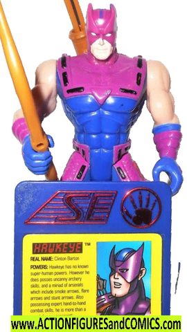 Iron man HAWKEYE 1995 marvel universe toybiz