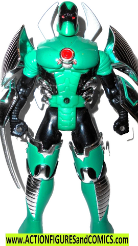 Iron man SAMURAI ARMOR 1995 marvel universe green toybiz