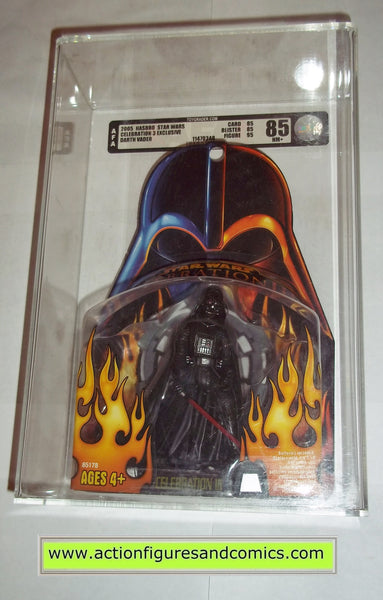 star wars action figures DARTH VADER celebration III AFA GRADED