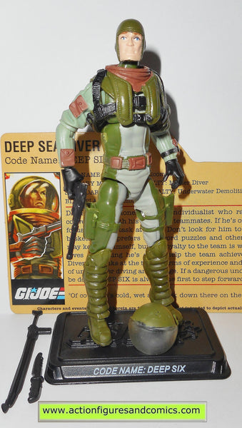 gi joe DEEP SIX Torpedo 2008 v6 25th anniversary hasbro toys