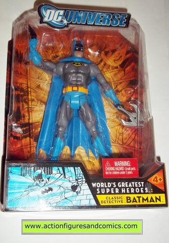dc universe classics BATMAN 2007 2008 World's Greatest Super Heroes Blue moc