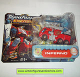 Transformers energon INFERNO firetruck 2003 Hasbro action figure moc