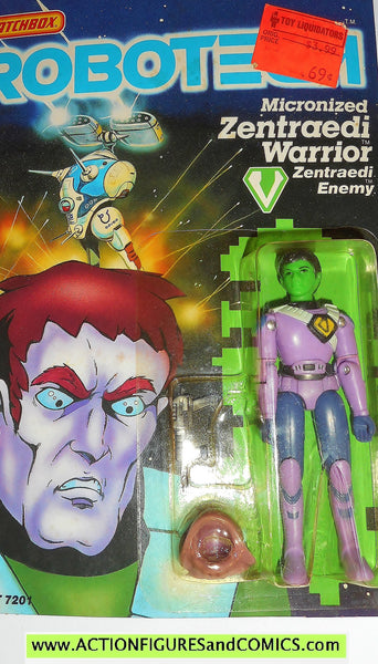 Robotech ZENTRAEDI WARRIOR micronized 1985 matchbox moc #437