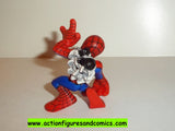 Marvel Super Hero Squad SPIDER-MAN complete web backpack back pack pvc action figures