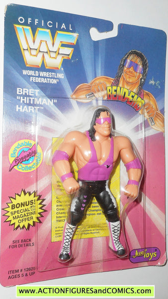 Wrestling WWF action figures BRET HITMAN HART 1994 bend-ems
