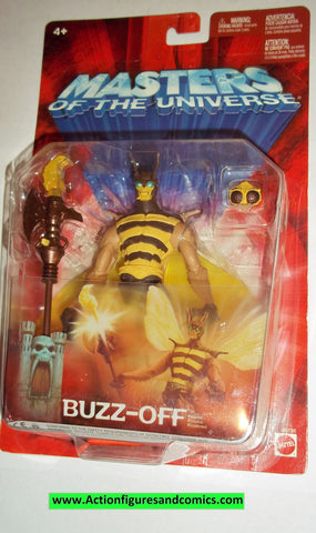 masters of the universe BUZZ OFF 2002 CHASE variant moc mip mib motu action figures