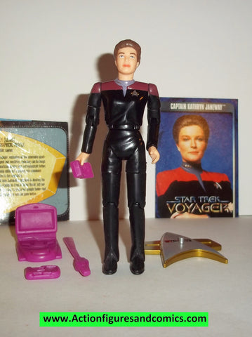 Star Trek CAPTAIN KATHRYN JANEWAY voyager 1995 playmates complete action figures