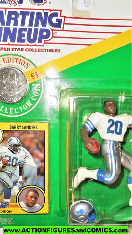 Starting Lineup BARRY SANDERS 1991 COIN detroit lions football sports moc