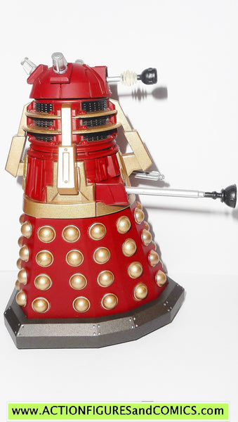 doctor who action figures DALEK red gold supreme magicians