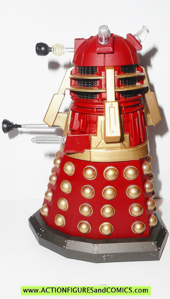 doctor who action figures DALEK red gold supreme magicians
