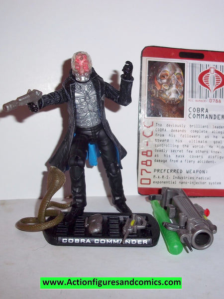 gi joe COBRA COMMANDER 2009 v43 VARIANT chest holes rise of cobra