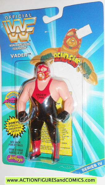 Wrestling WWF action figures VADER 1996 bend-ems justoys WWE IV