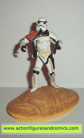 star wars action figures Titanium SANDTROOPER tatooine stormtrooper die cast metal