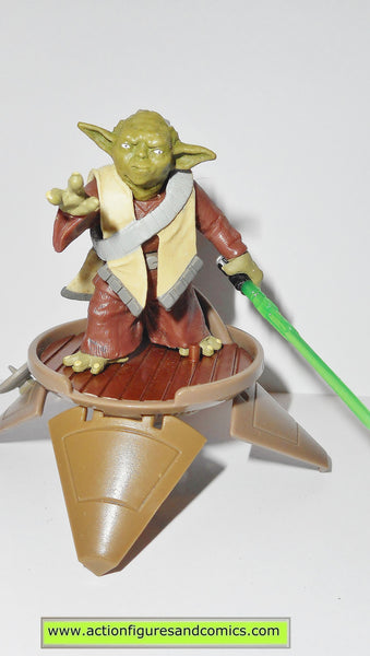 star wars action figures YODA 2003 clone wars hasbro toys action