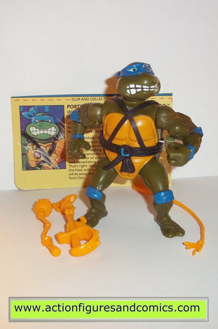 teenage mutant ninja turtles LEONARDO SWORD SLICIN LEO wacky action vintage complete tmnt