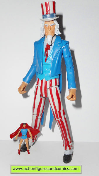 dc universe classics 6 inch UNCLE SAM & doll man signature series