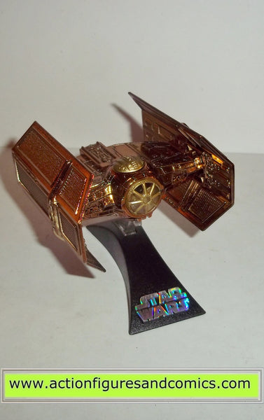 star wars titanium TIE FIGHTER advanced x1 darth vader's GOLD