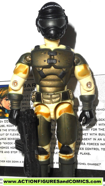 gi joe BARRICADE V3 valor vs venom vvv night force tru