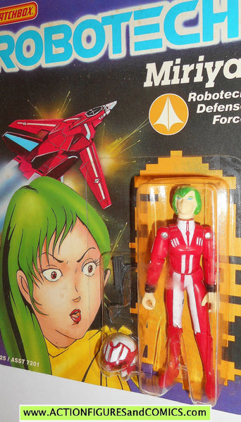 Robotech MIRIYA RED matchbox toys 1985 action figures moc 0155
