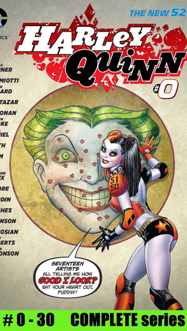 DC comics HARLEY QUINN # 0 - 30 New 52 FULL RUN complete series lot