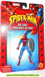 SPIDER-MAN Marvel die cast WEB SHIELD poseable action figure 2002 toybiz MOC