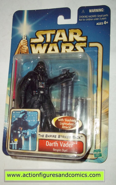 star wars action figures DARTH VADER bespin duel 2002 Attack of