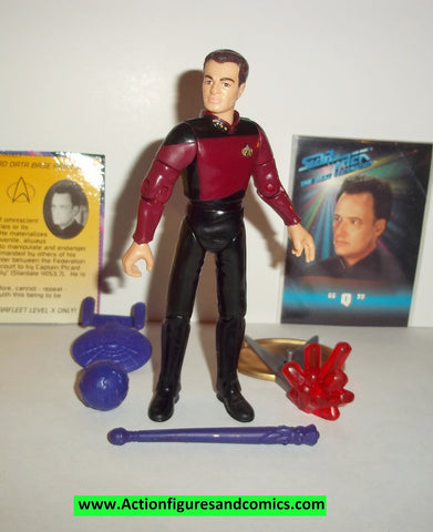 Star Trek Q playmates 1993 complete action figures