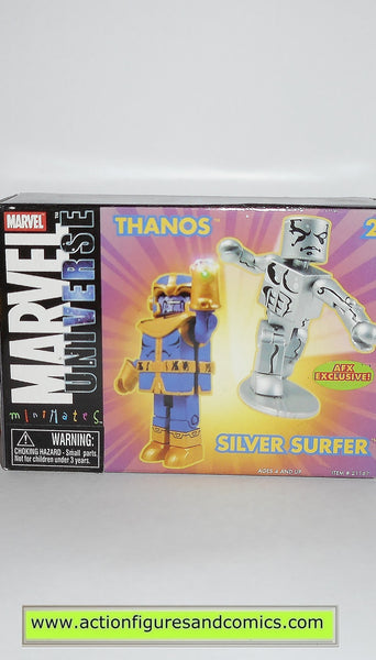 minimates THANOS SILVER SURFER marvel universe action figures moc