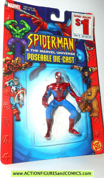 SPIDER-MAN Marvel die cast SPIDER-MAN poseable action figure 2002