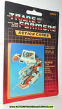 Transformers action cards RATCHET medic ambulance autobot trading card 1985