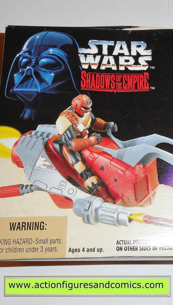 star wars action figures SWOOP BIKE & RIDER shadows of the empire