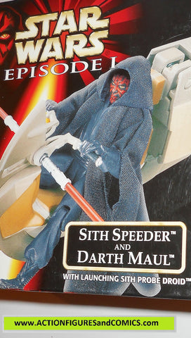 star wars action figures DARTH MAUL SITH SPEEDER episode I 1999 moc mib