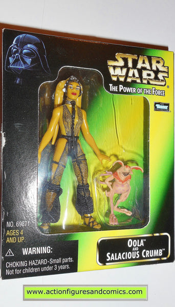 star wars action figures OOLA SALACIOUS CRUMB power of the force