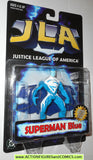 Total Justice JLA SUPERMAN BLUE dc universe league kenner action figure moc