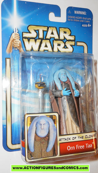 star wars action figures ORN FREE TAA 2002 Attack of the clones