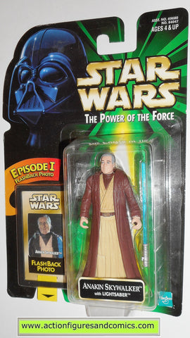 star wars action figures ANAKIN SKYWALKER flashback power of the force hasbro toys moc
