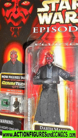 star wars action figures DARTH MAUL sith lord episode I hasbro toys moc