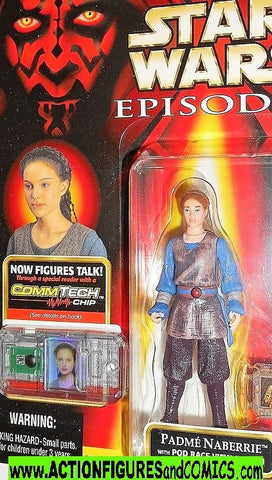 star wars action figures PADME AMIDALA episode I 1999 moc mip mib