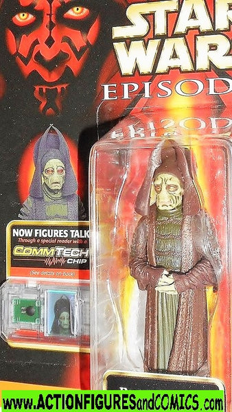 star wars action figures RUNE HAAKO episode I 1999 hasbro toys moc