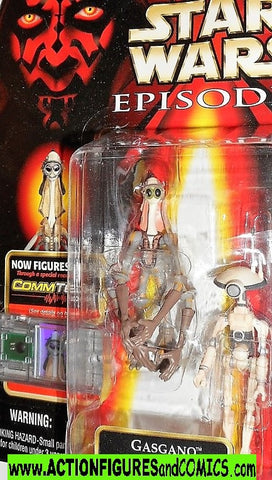 star wars action figures GASGANO **0200 Variant** pit droid phantom moc