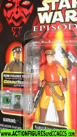 star wars action figures NABOO ROYAL SECURITY episode I 1999 hasbro toys moc mip mib