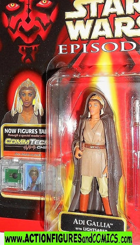 star wars action figures ADI GALLIA episode I 1999 hasbro toys moc mip mib