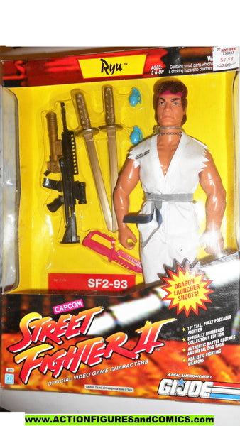 Gi joe Street Fighter II RYU 12 inch 1993 video game action